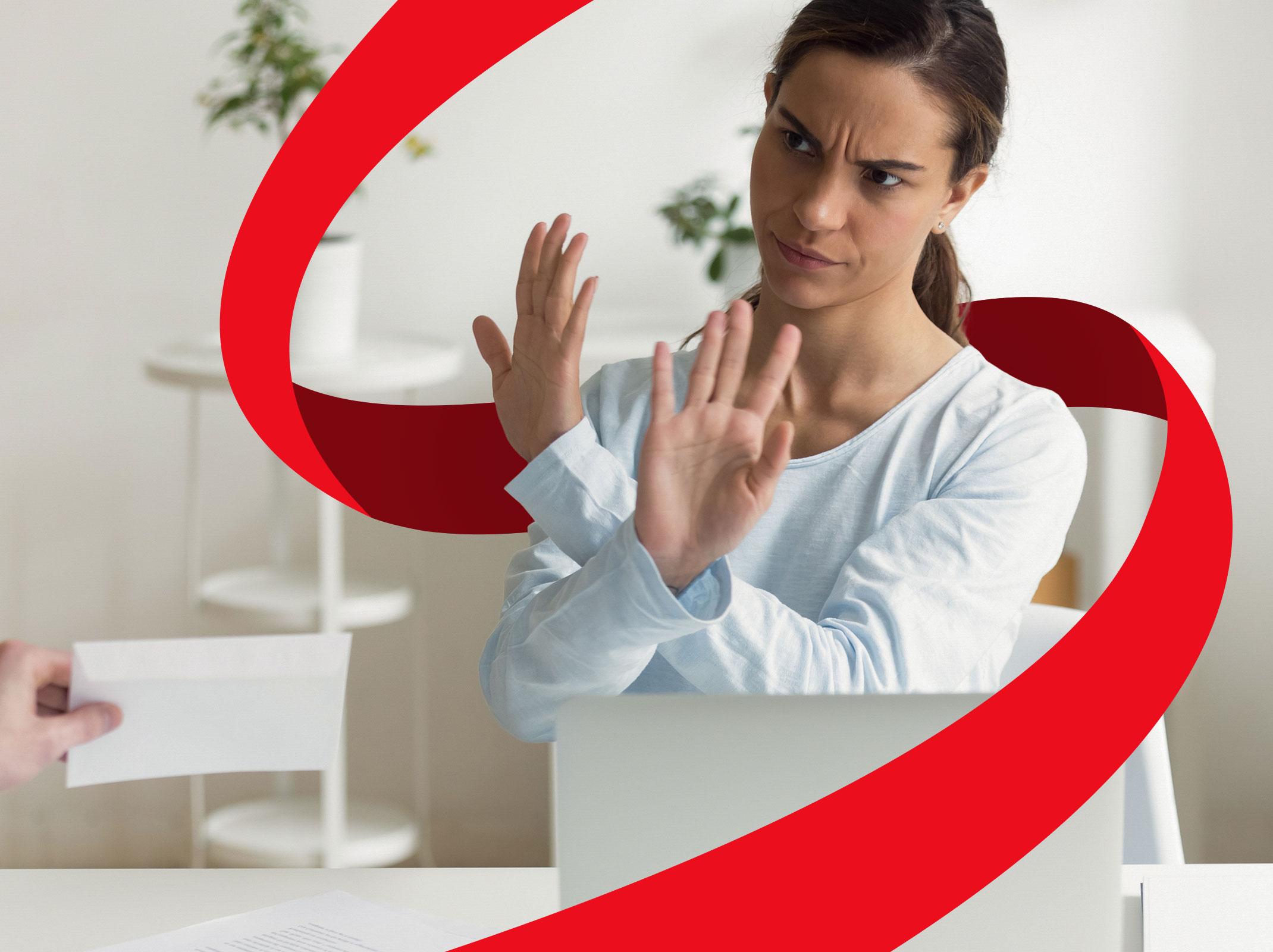 Business professional having a personality clash in the workplace